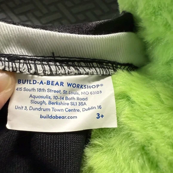 Build-A-Bear Spring Green Frog in Tuxedo - Picture 4 of 4